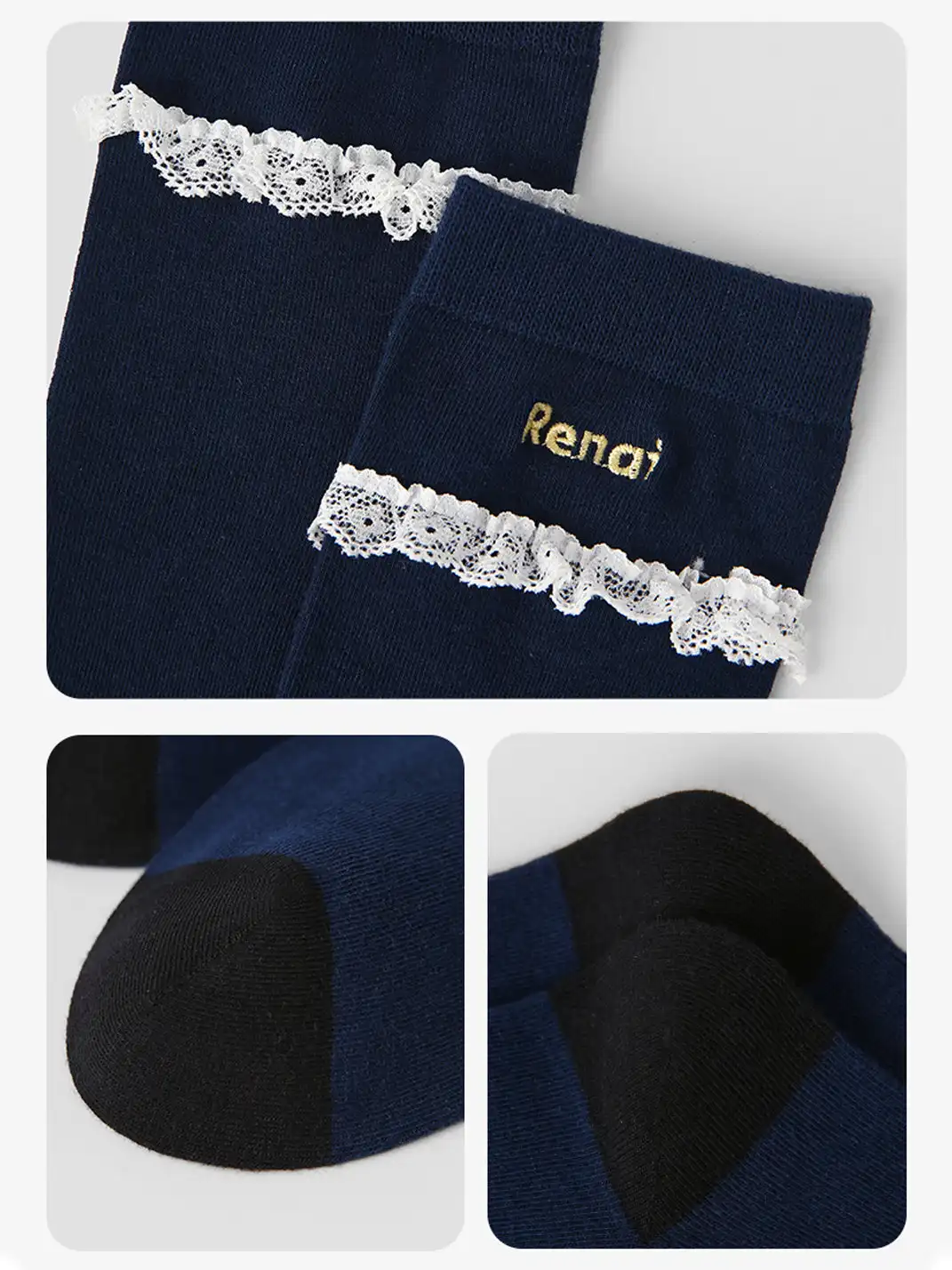 Renaissance丨Lace Princess Calf Socks