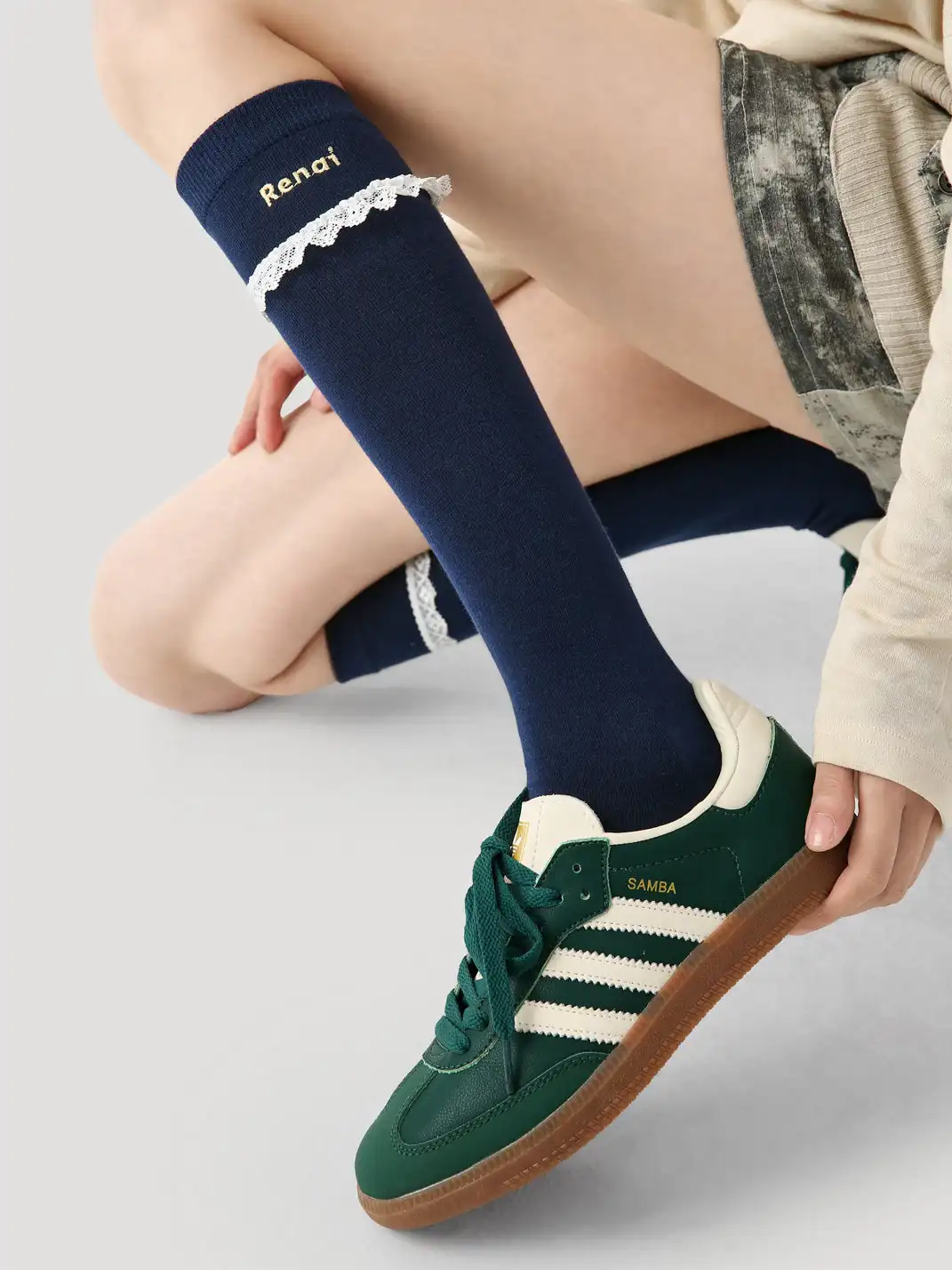Renaissance丨Lace Princess Calf Socks