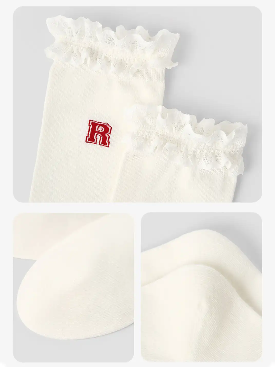 Renaissance丨Lace Princess Calf Socks