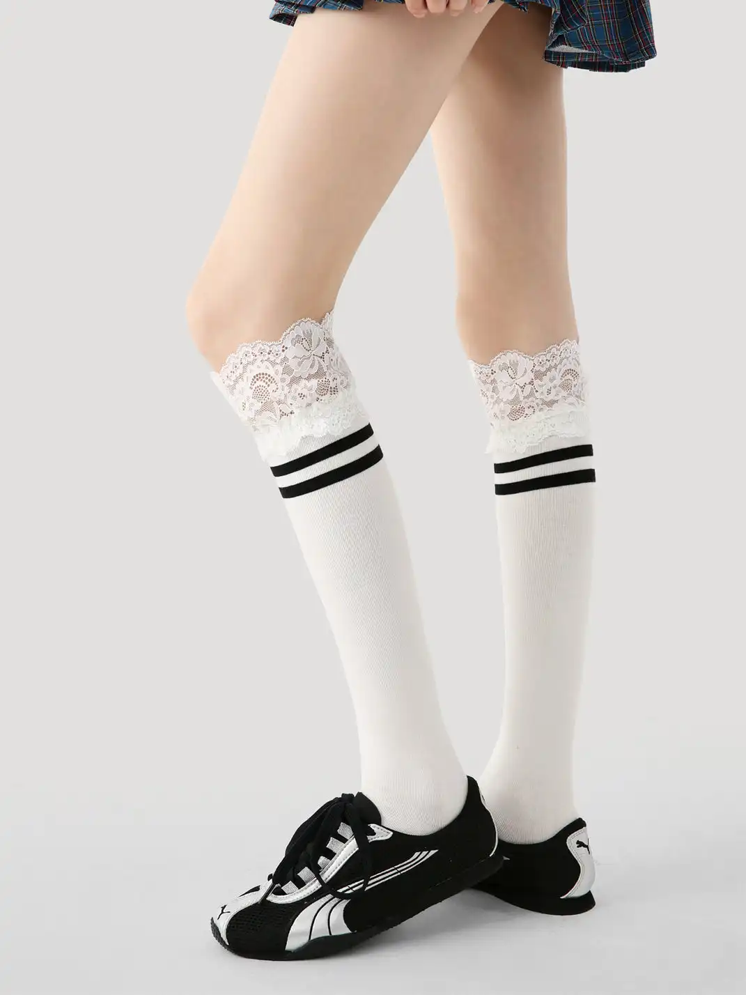 Renaissance丨Lace Princess Calf Socks