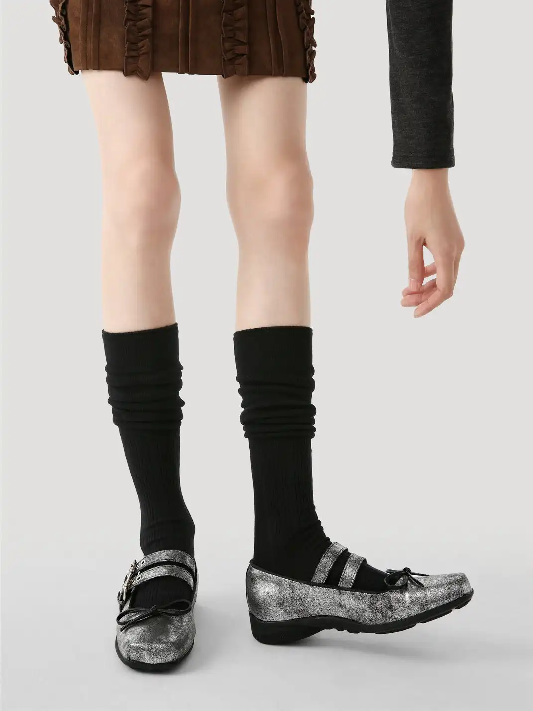 Renaissance丨Solid Color Seamless Over-the-Knee Socks