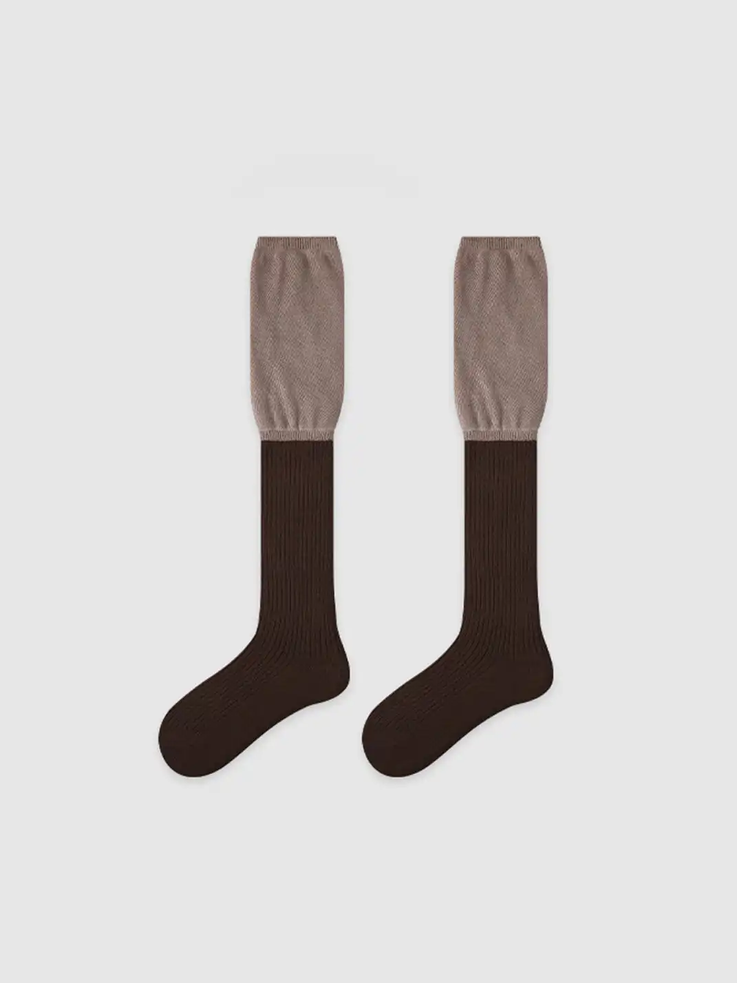 Renaissance丨 Color Block High Loose Socks