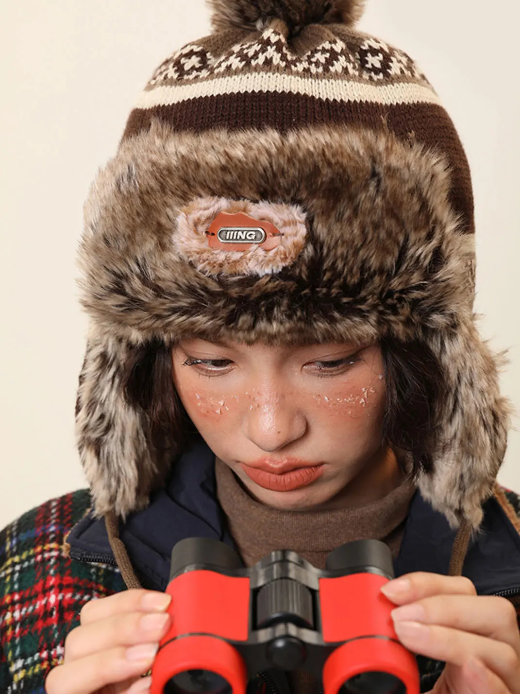 IIING | Ethnic Jacquard Knit Hat