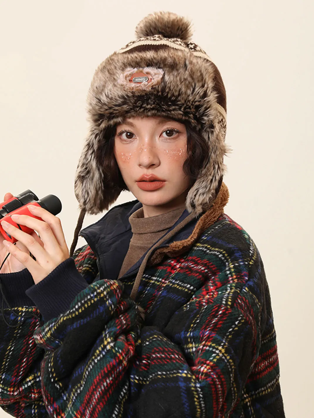 IIING | Ethnic Jacquard Knit Hat