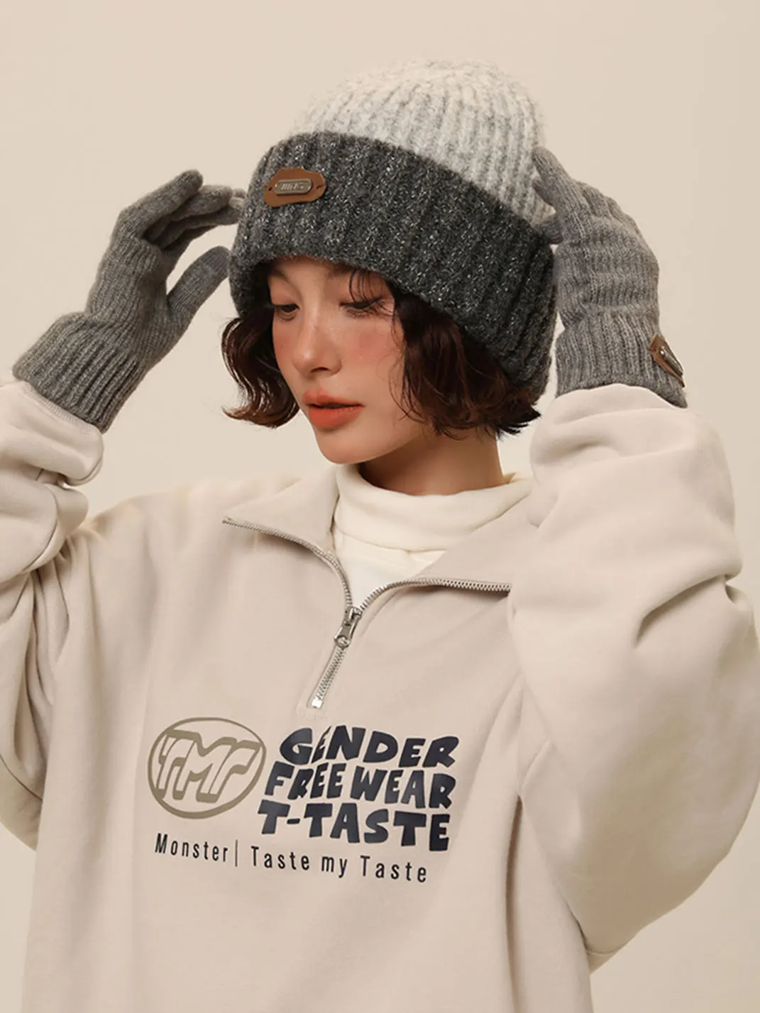 IIING | Colorblock Warm Winter Earflap Hat