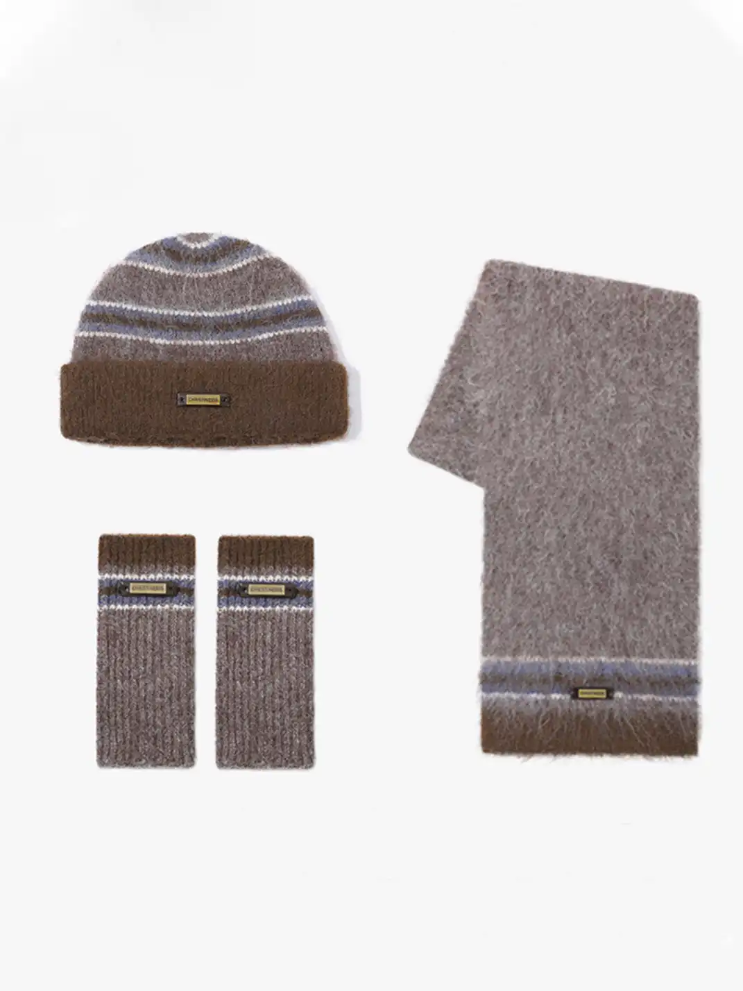 IIING | Christmas Color Block Knit Winter Set