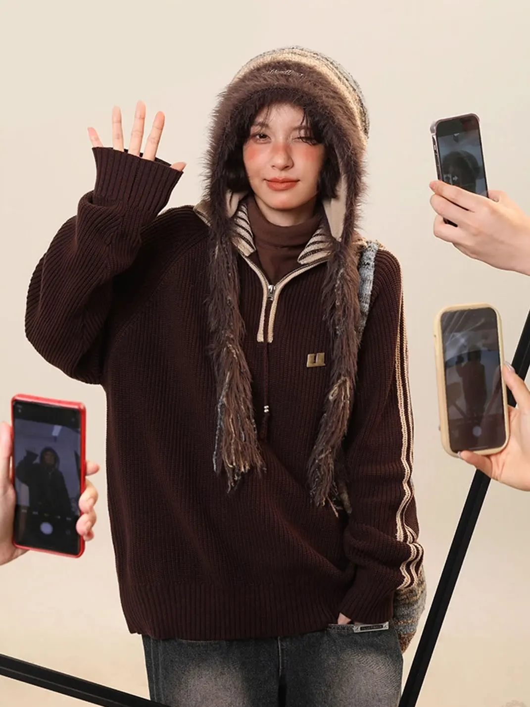 IIING | Soft Knit Earflap Hat