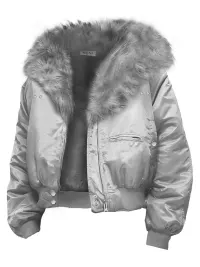 PAIKI | Unisex Faux Fur Aviator Jacket