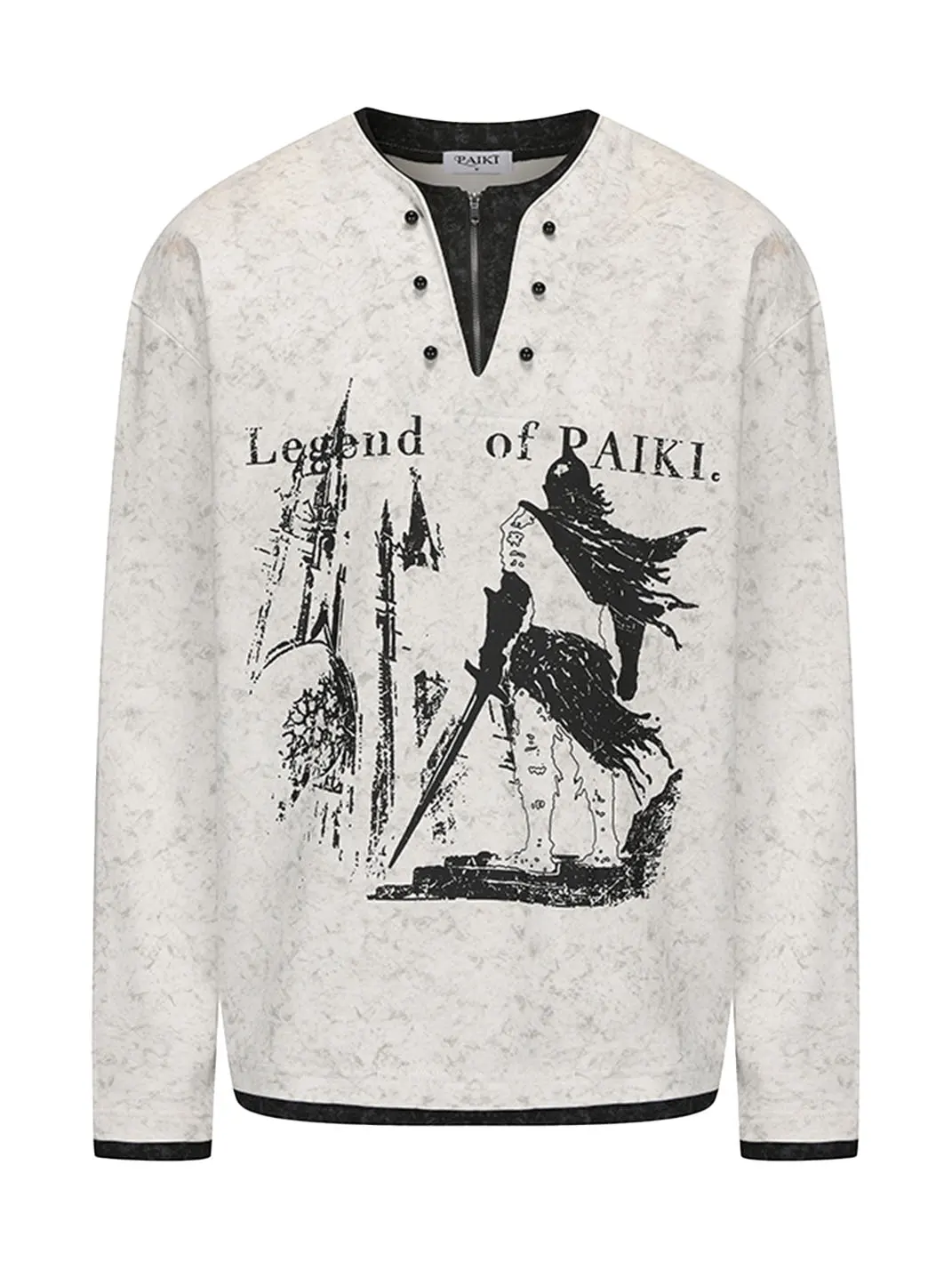 PAIKI | Vintage Layered Long Sleeve T-shirt