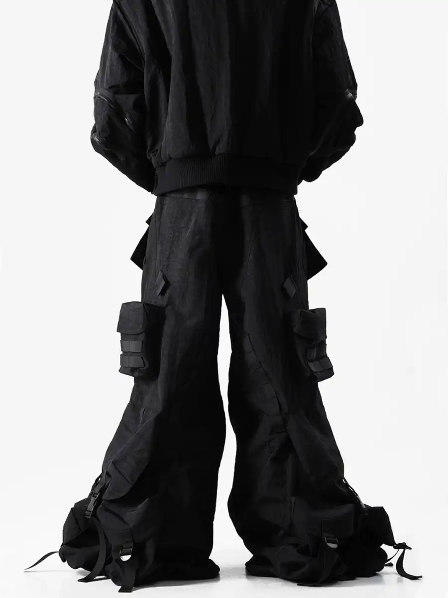 VANGUARDIA | Heavyweight Baggy Nylon Work Pants - 2