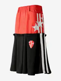 VANGUARDIA | Nylon Knit Sport Embroidery Skirt