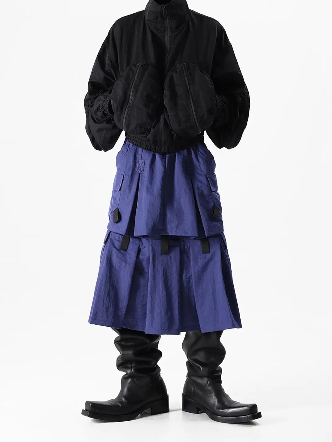 VANGUARDIA | Gender-Neutral Utility Multi-Pocket Skirt
