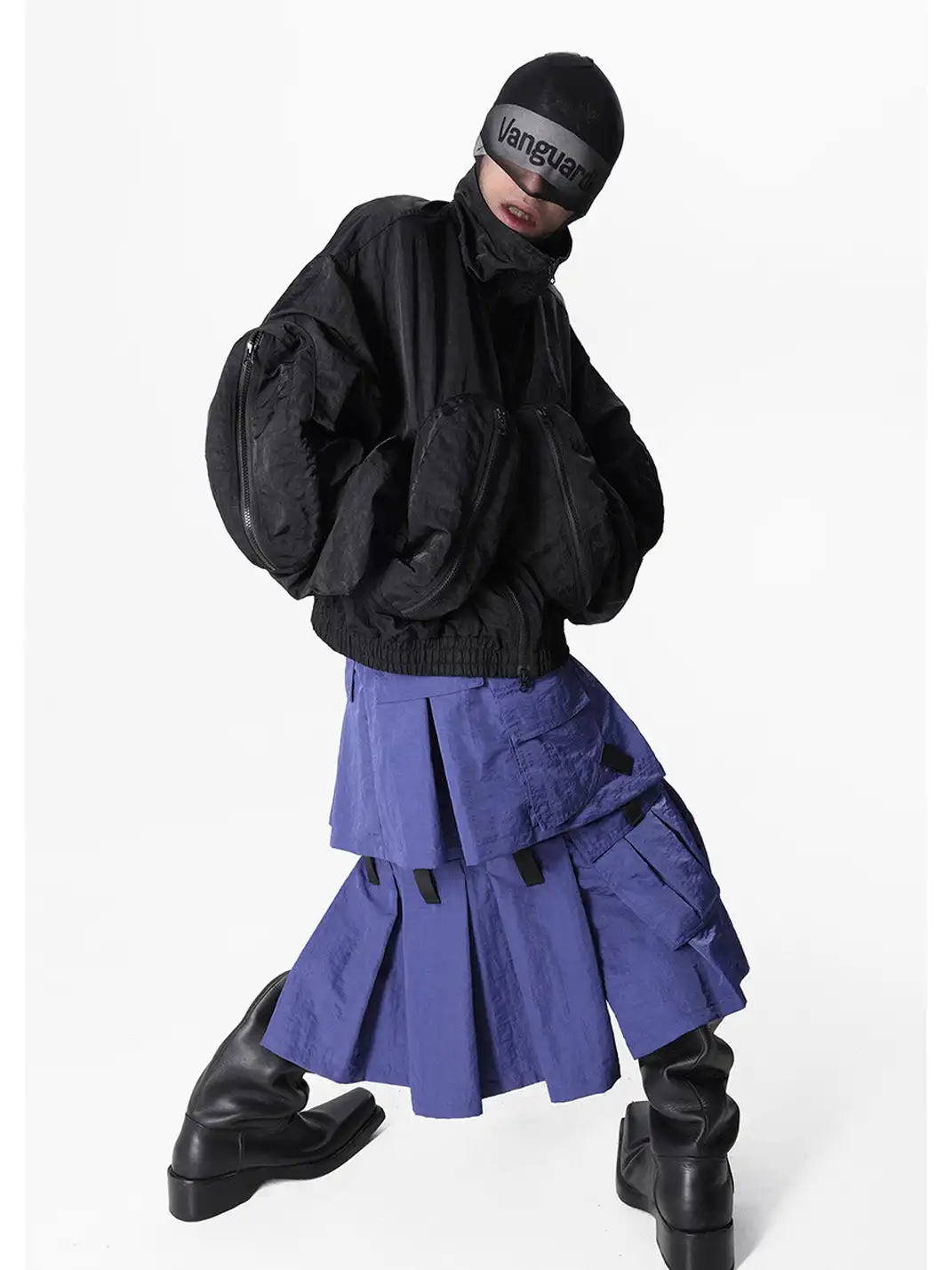 VANGUARDIA | Gender-Neutral Utility Multi-Pocket Skirt