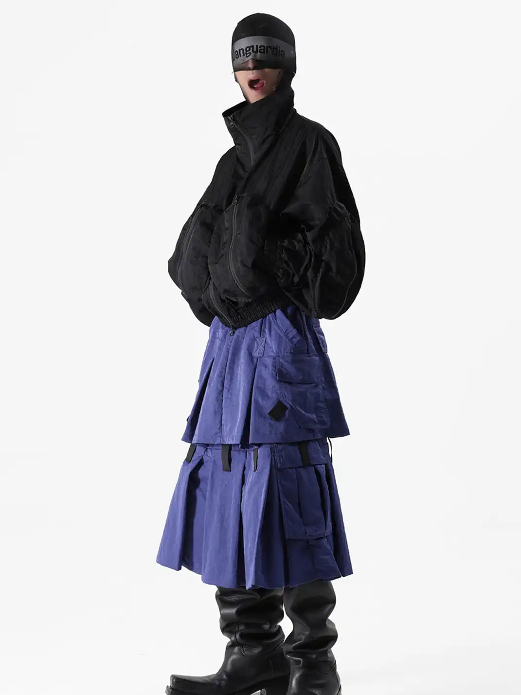 VANGUARDIA | Gender-Neutral Utility Multi-Pocket Skirt