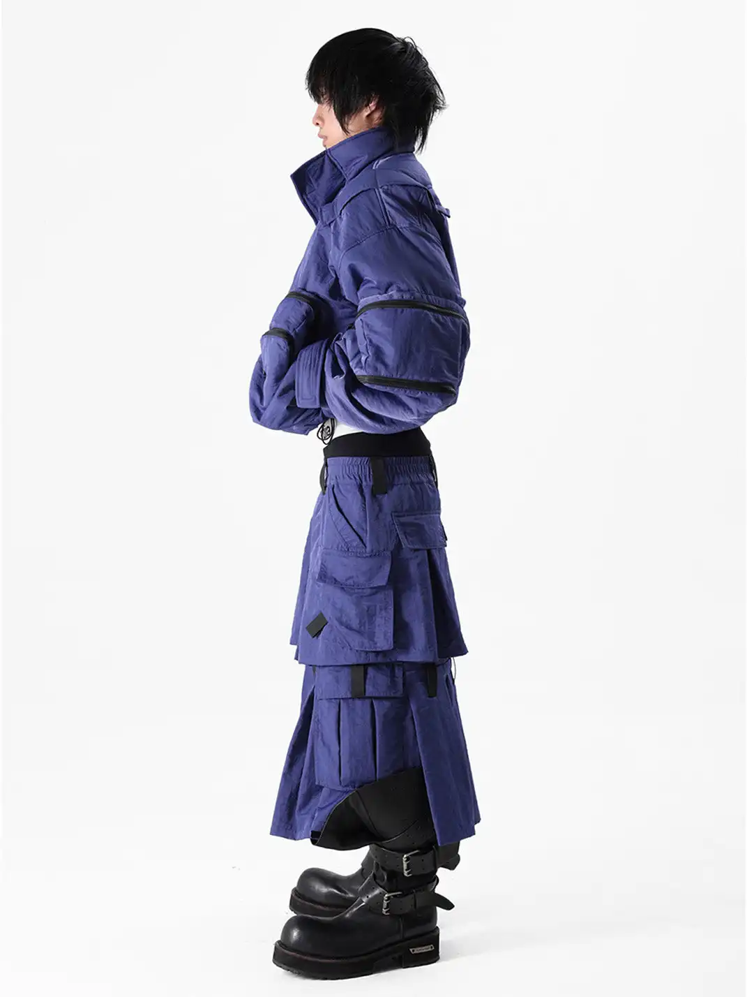 VANGUARDIA | Gender-Neutral Utility Multi-Pocket Skirt