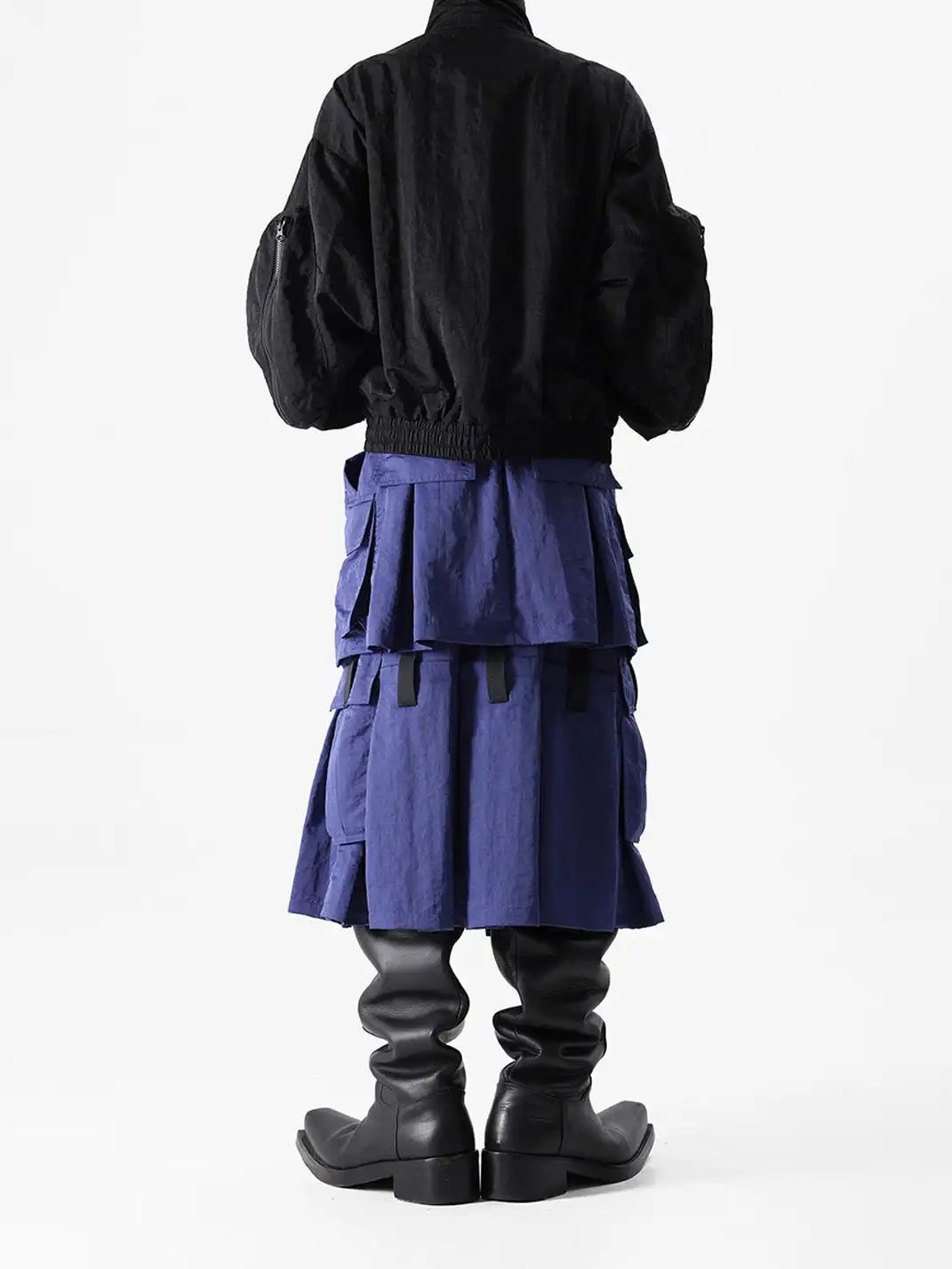 VANGUARDIA | Gender-Neutral Utility Multi-Pocket Skirt