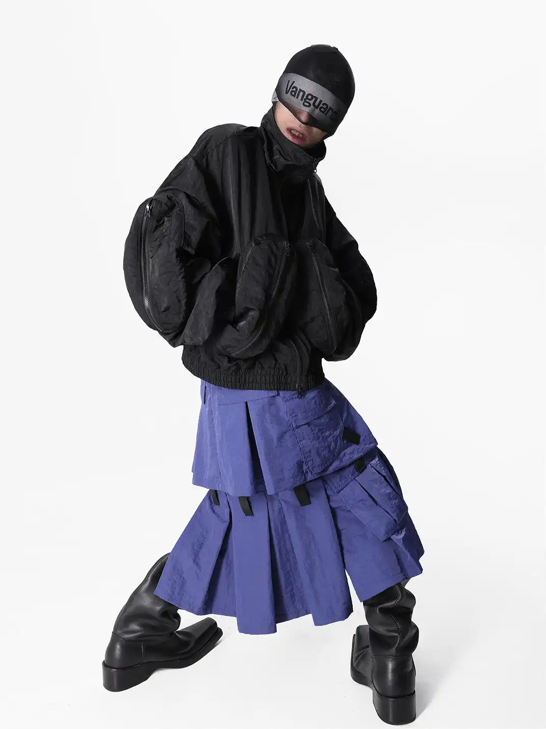 VANGUARDIA | Gender-Neutral Utility Multi-Pocket Skirt