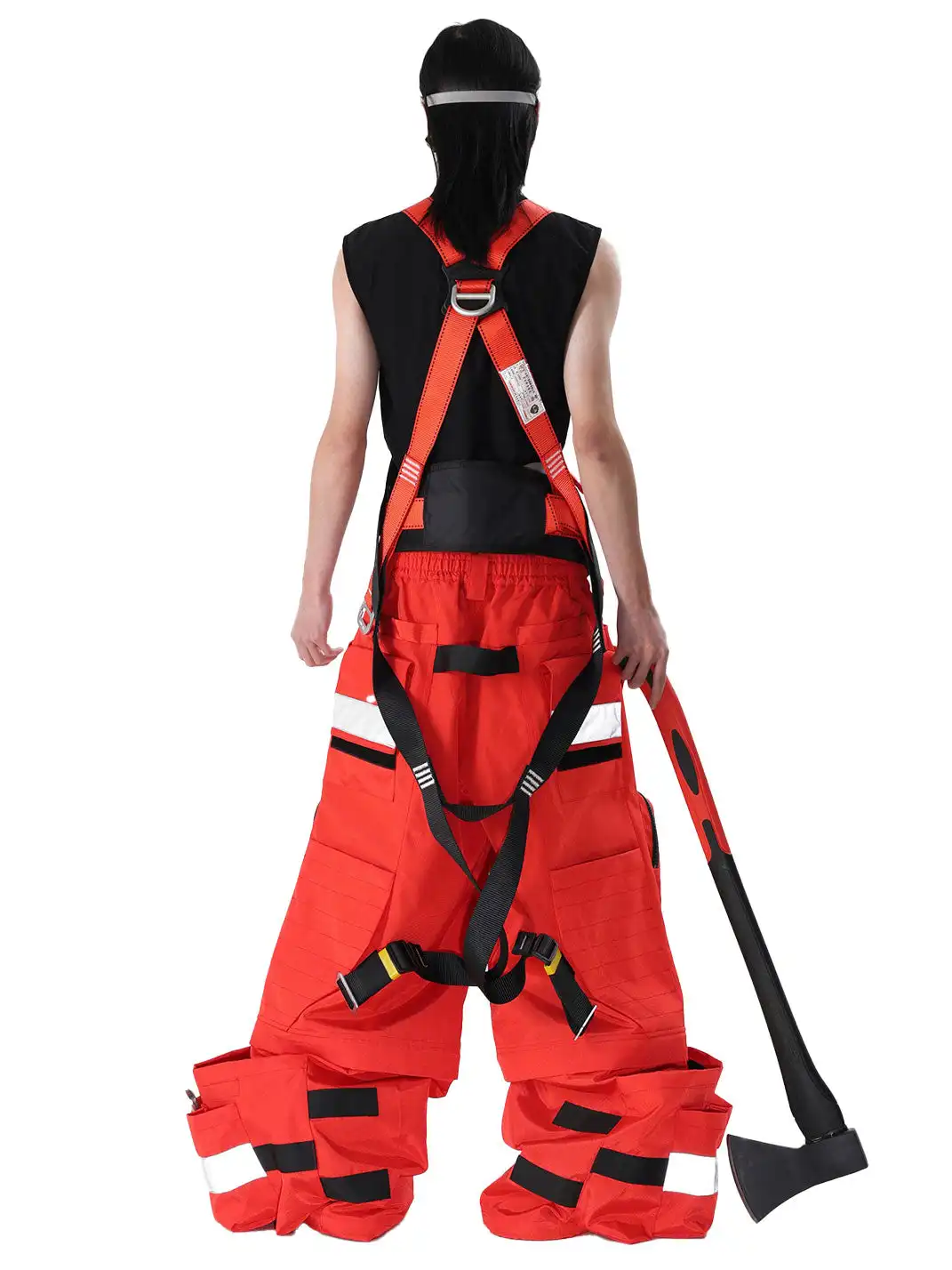 VANGUARDIA |  Nylon Utility Multi-Pocket Loose-Fit Cargo Pants