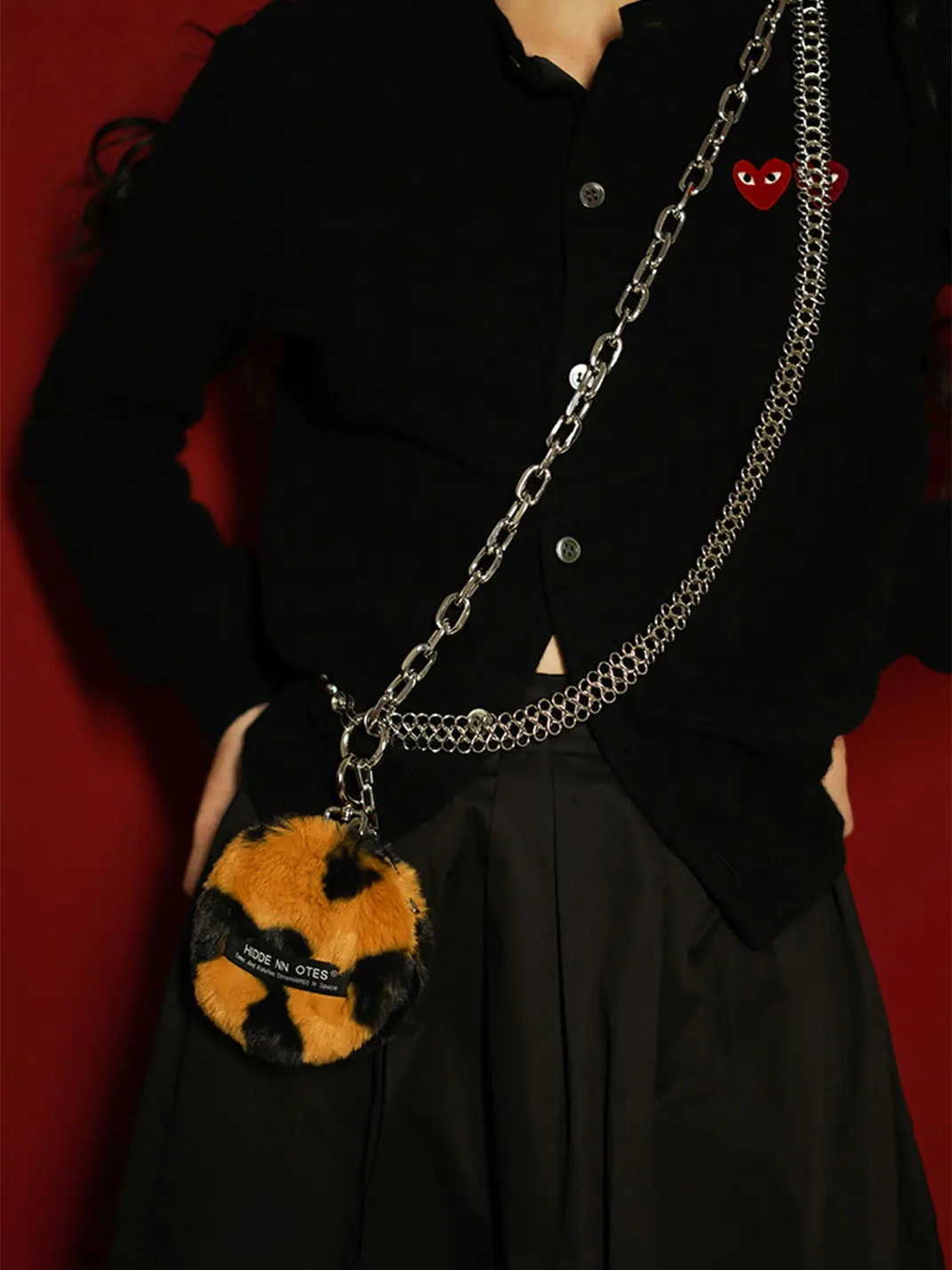 HIDDENNOTES | Leopard Mini Round Bag (Random Leopard Print)