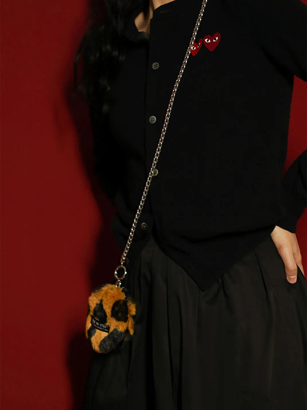 HIDDENNOTES | Leopard Mini Round Bag (Random Leopard Print)