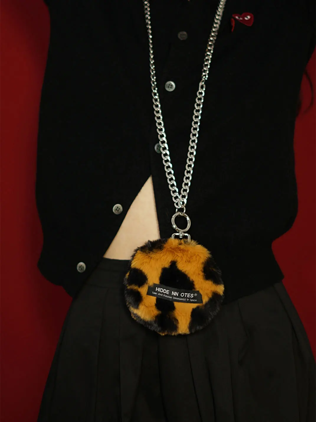 HIDDENNOTES | Leopard Mini Round Bag (Random Leopard Print)