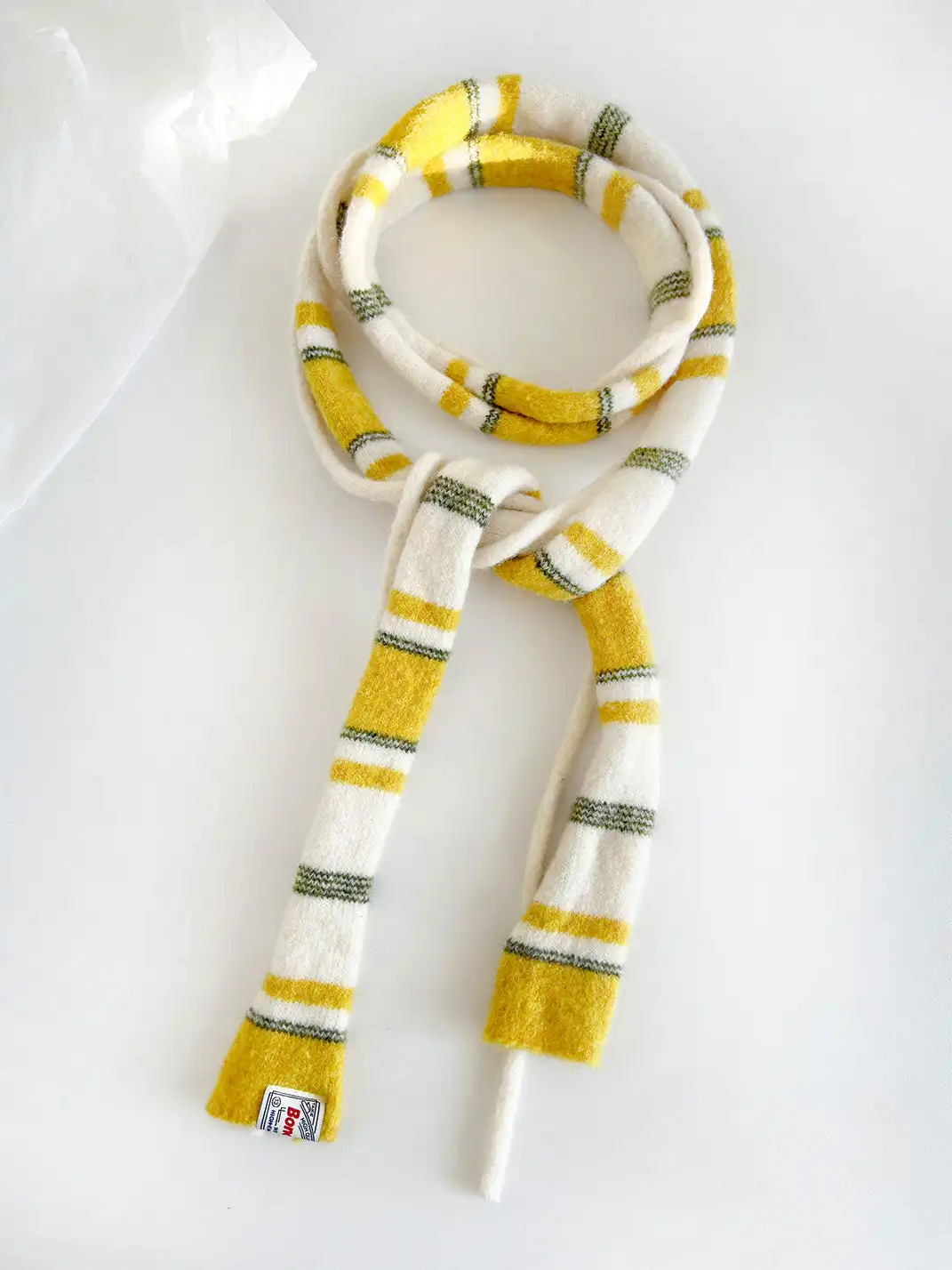 Something Needs | Y2K Striped Skinny Scarf
