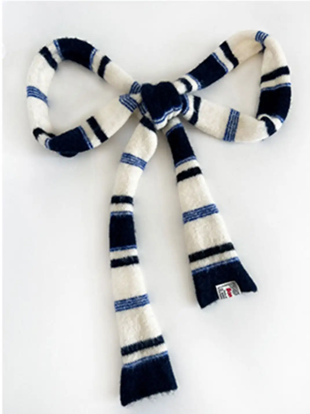 Something Needs | Y2K Striped Skinny Scarf