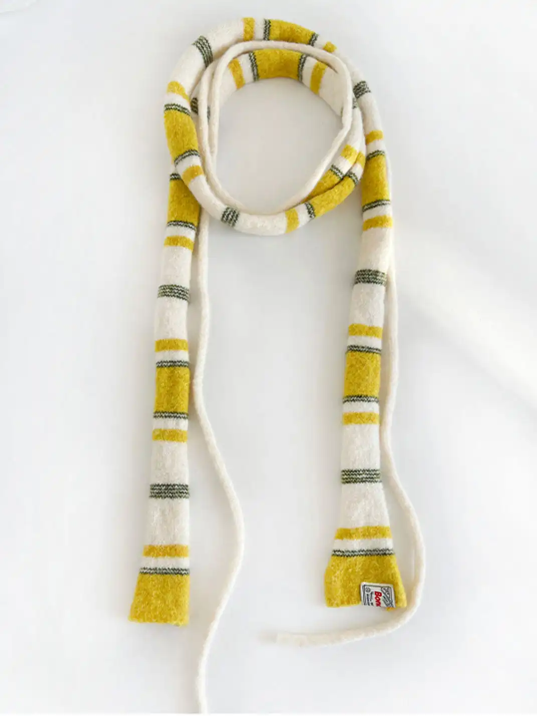 Something Needs | Y2K Striped Skinny Scarf