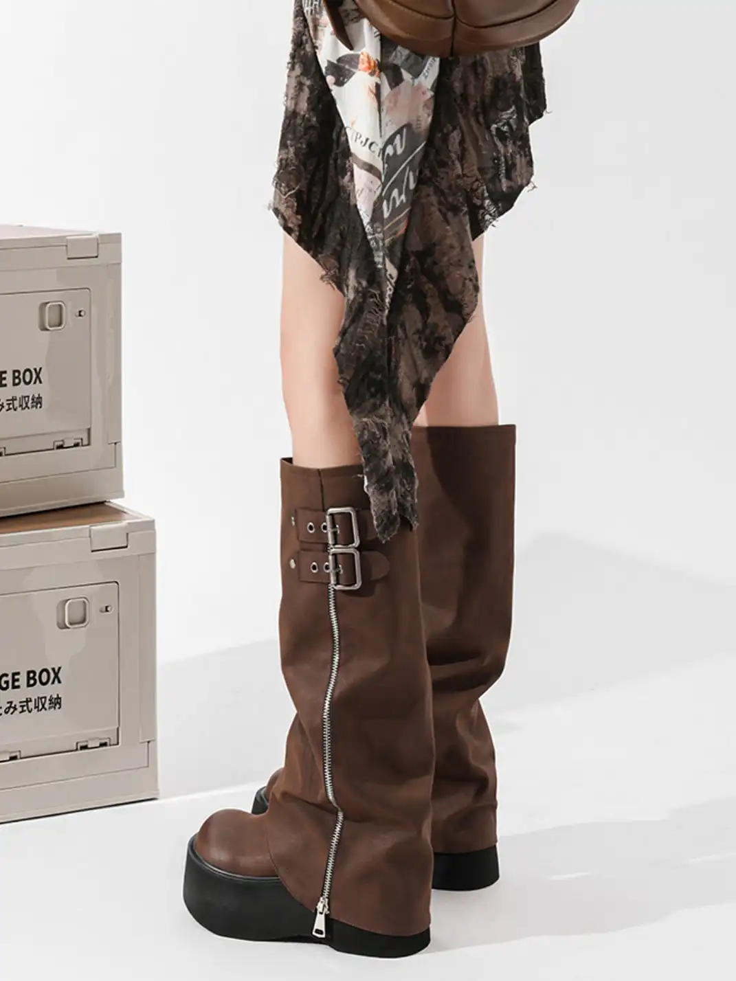 OLDMEOW | Knee-High Platform Boots