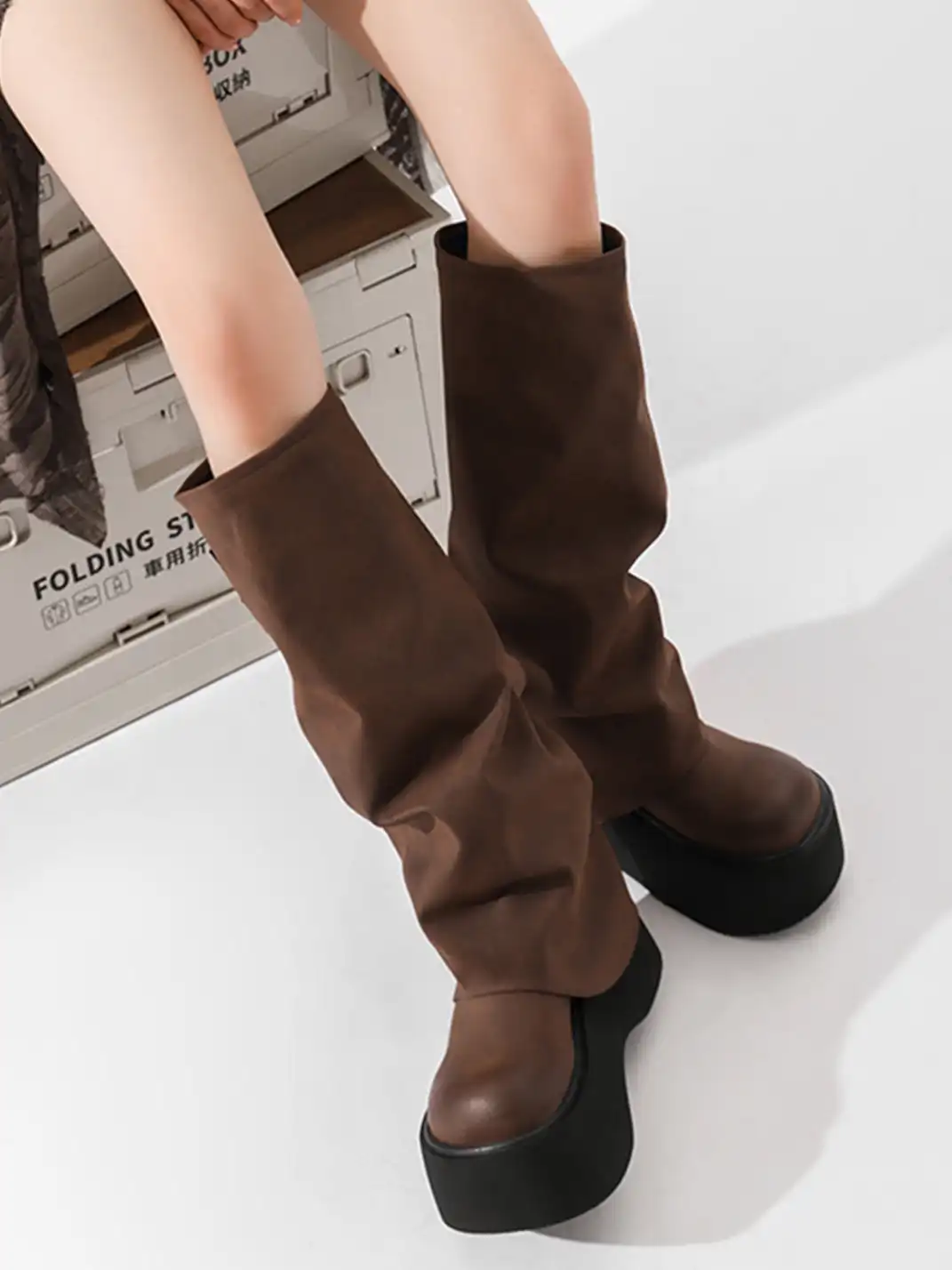 OLDMEOW | Knee-High Platform Boots