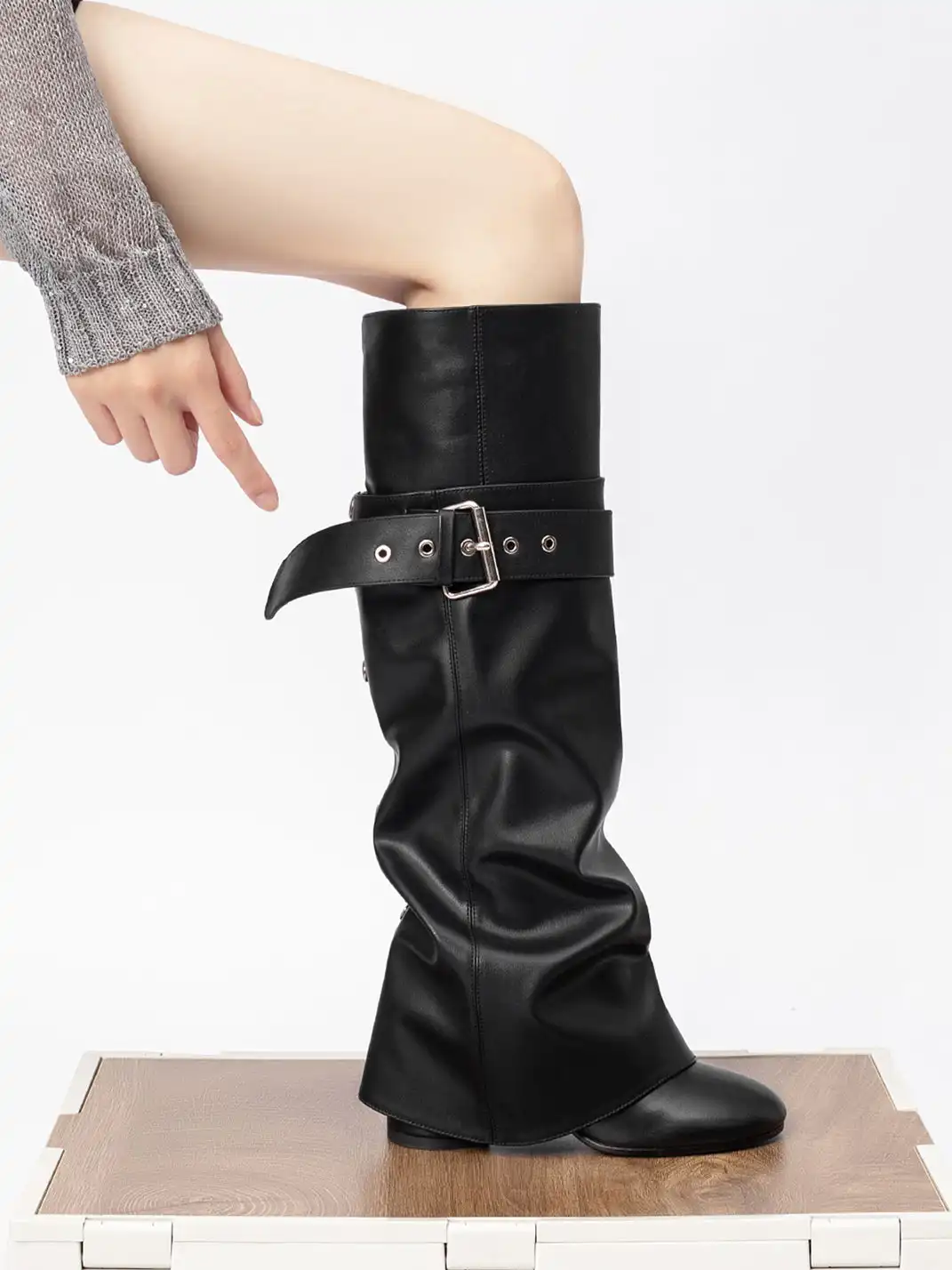 OLDMEOW | Designer-Style Knee-High Boots