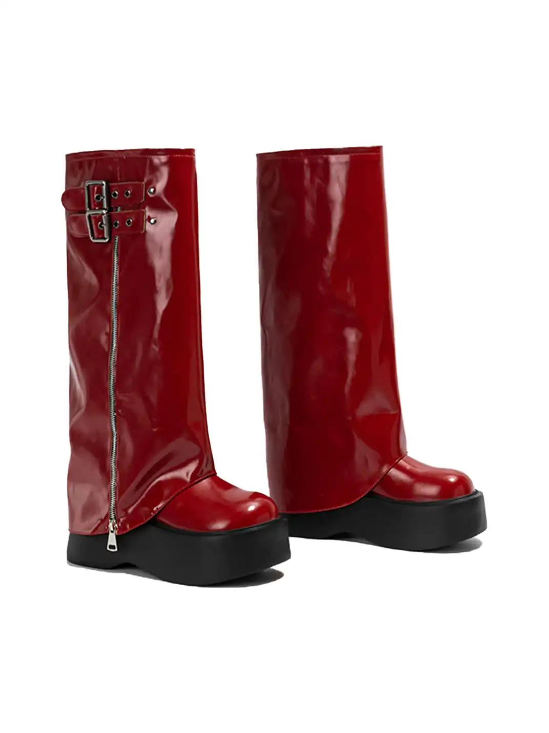 OLDMEOW | Chunky Heel Knee-High Boots