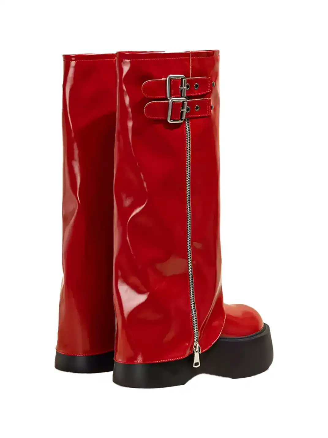 OLDMEOW | Chunky Heel Knee-High Boots