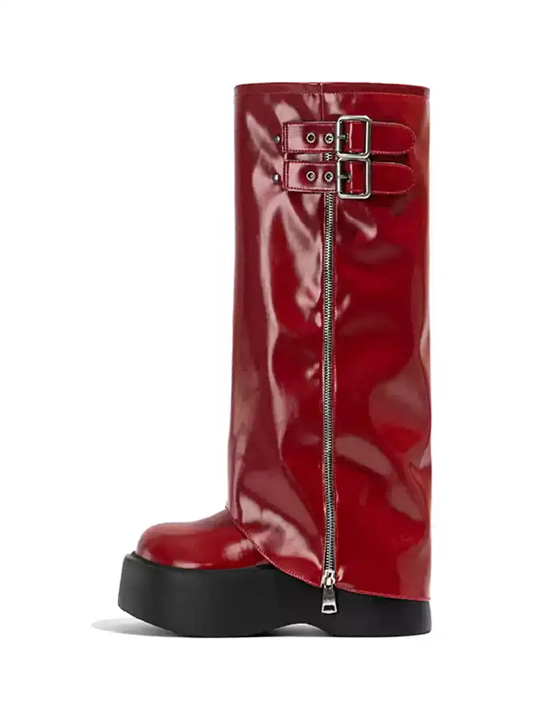 OLDMEOW | Chunky Heel Knee-High Boots