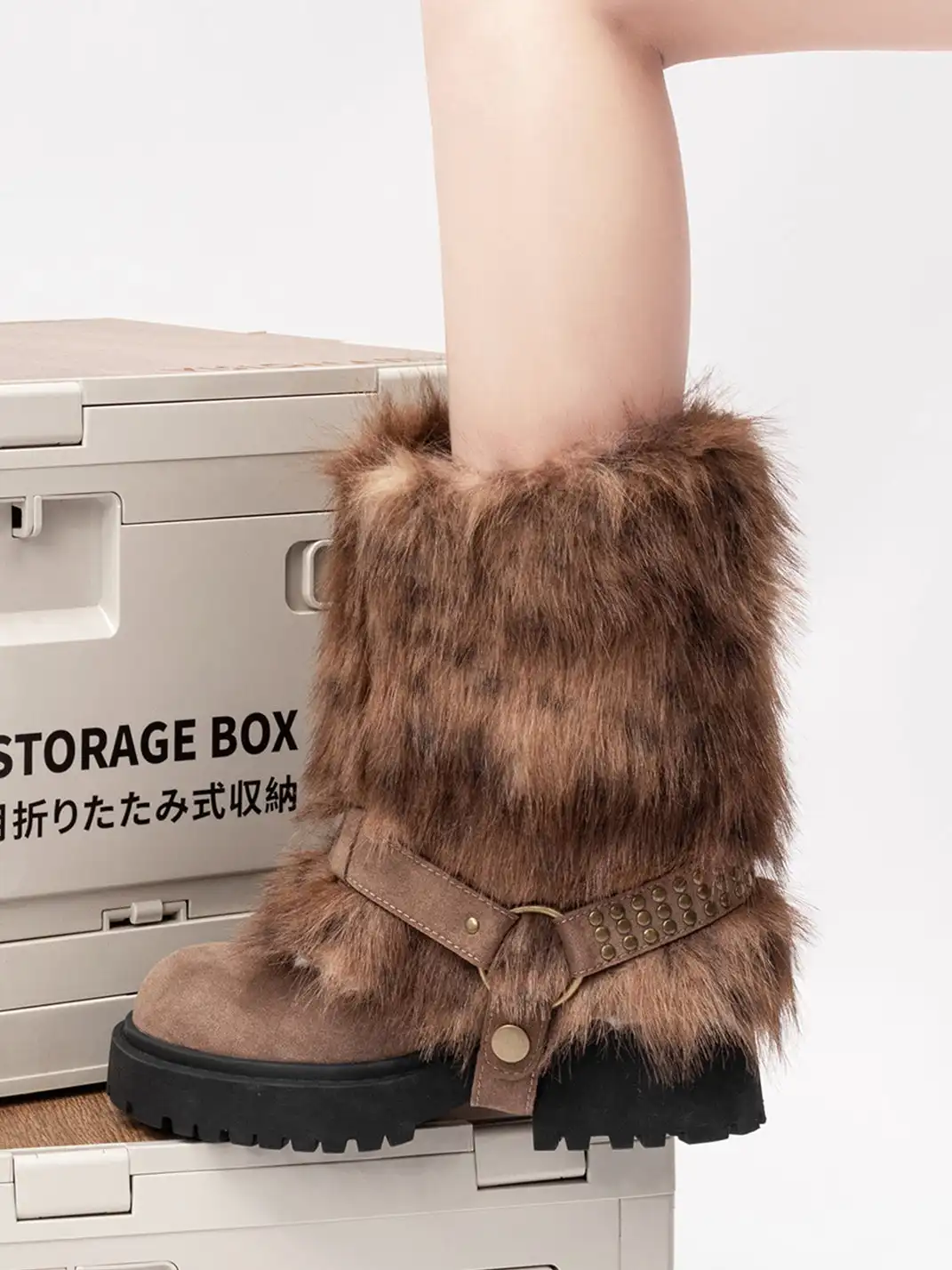 OLDMEOW |  Waterproof Chunky Heel Snow Boots