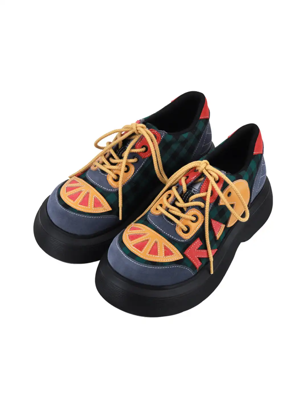 Yeah Hot丨Colorblock Platform Sneakers