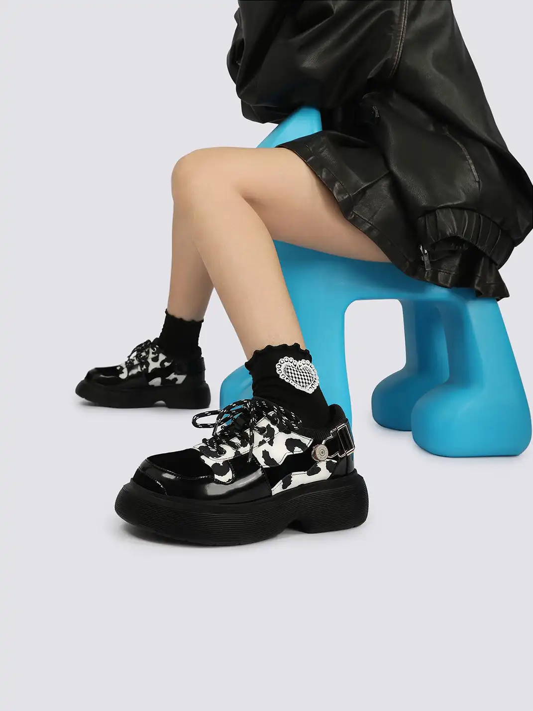 Yeah Hot丨Platform Leather Loafers
