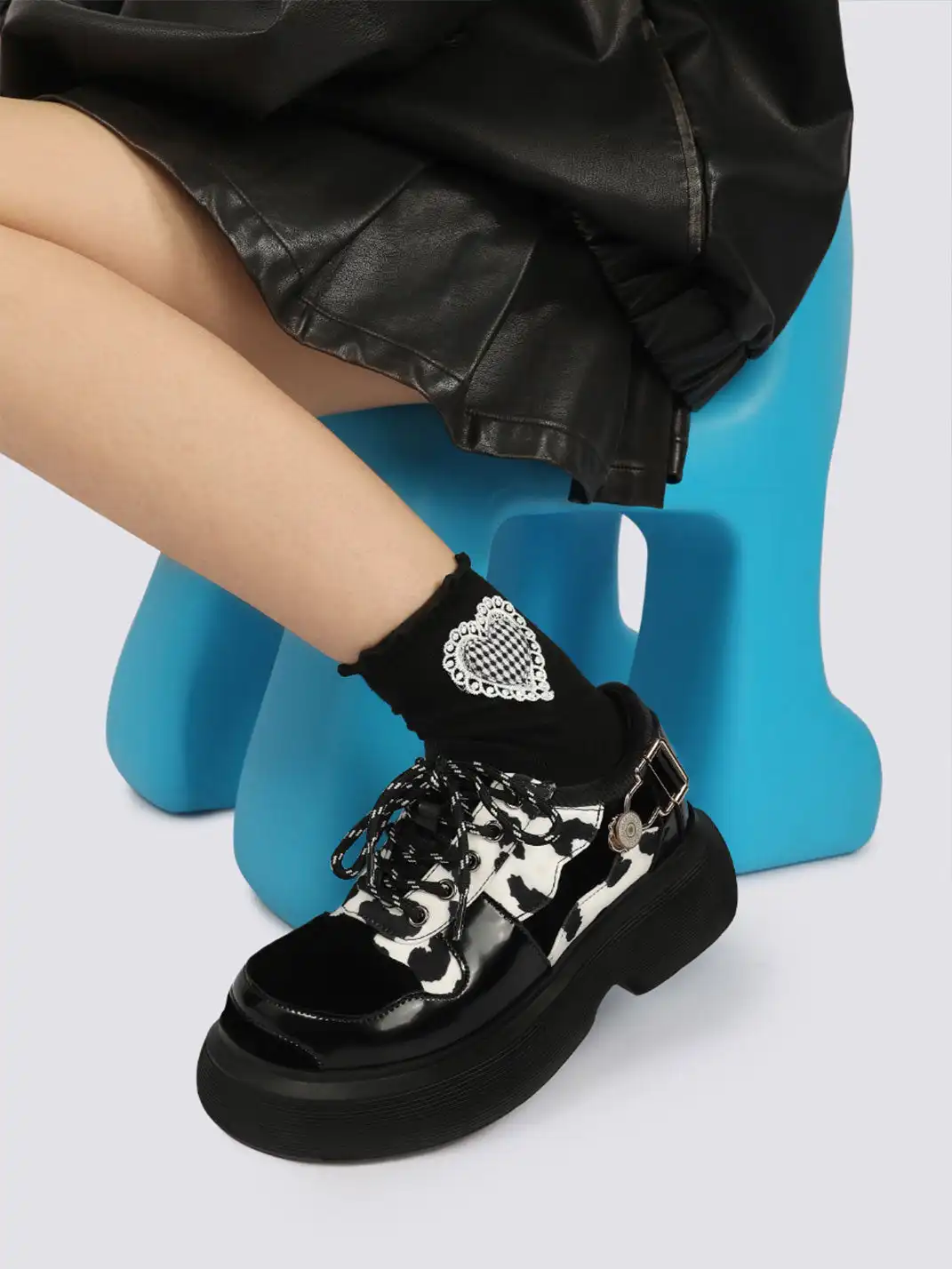 Yeah Hot丨Platform Leather Loafers