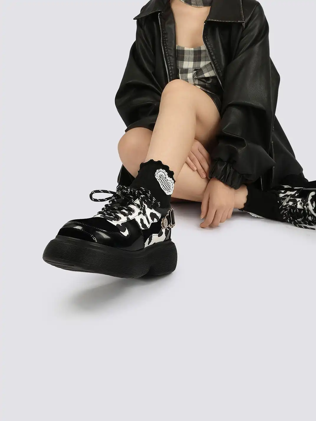 Yeah Hot丨Platform Leather Loafers