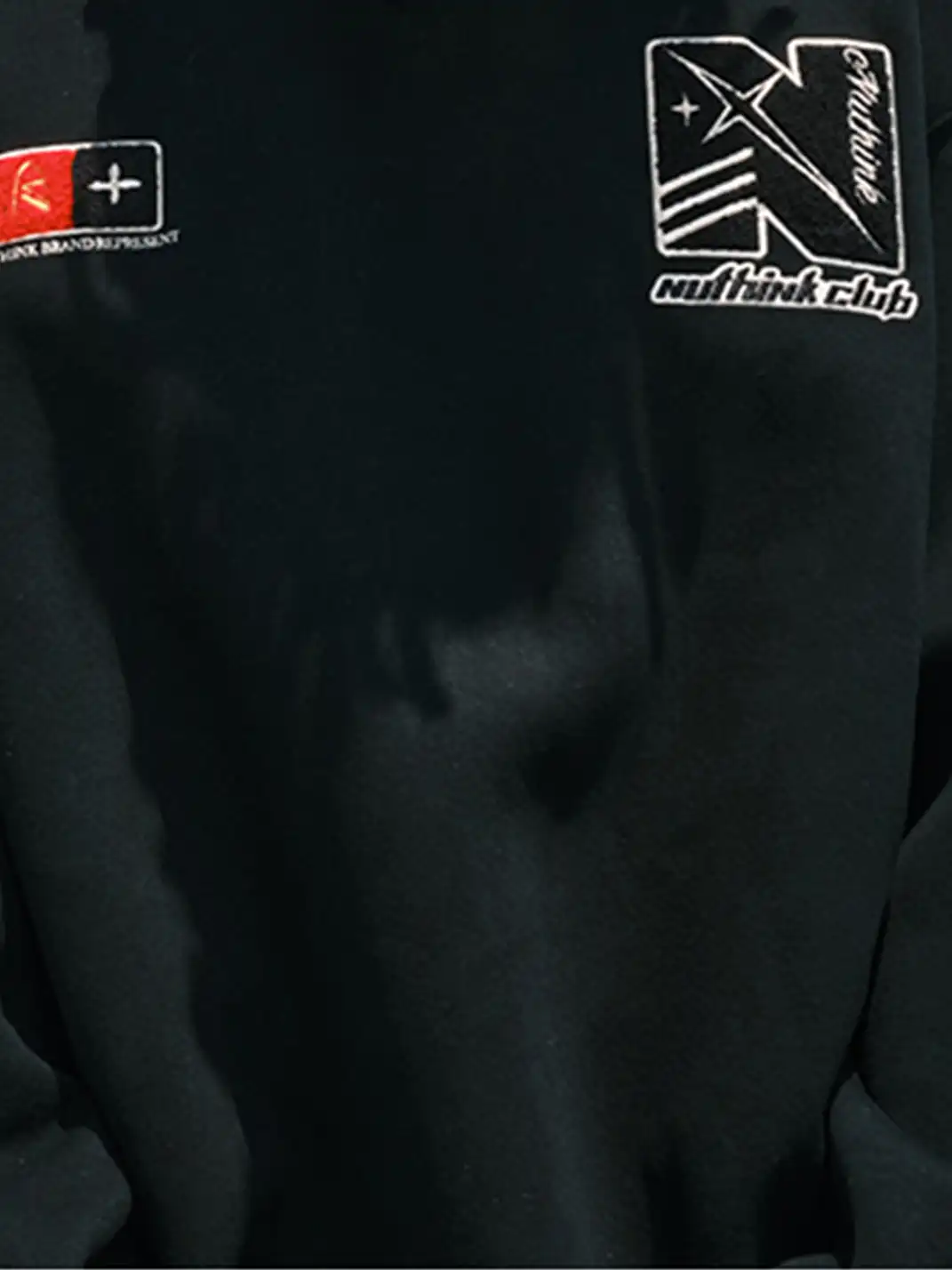 Nuthink | Heavy Embroidery Logo Sweatshirt