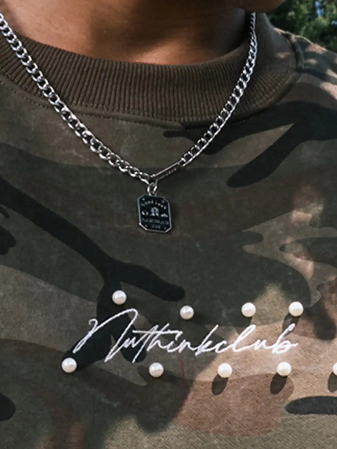 Nuthink | Pearl Camo Crew Neck Sweatshirt