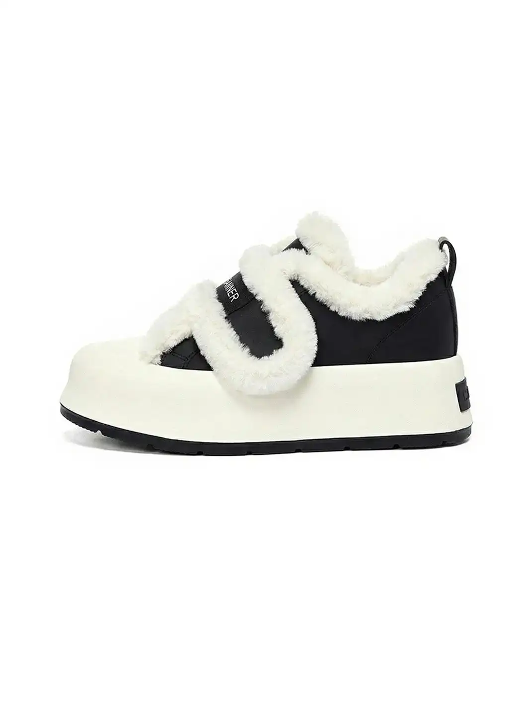 C.BANNER丨Casual Plush Velcro Platform Shoes