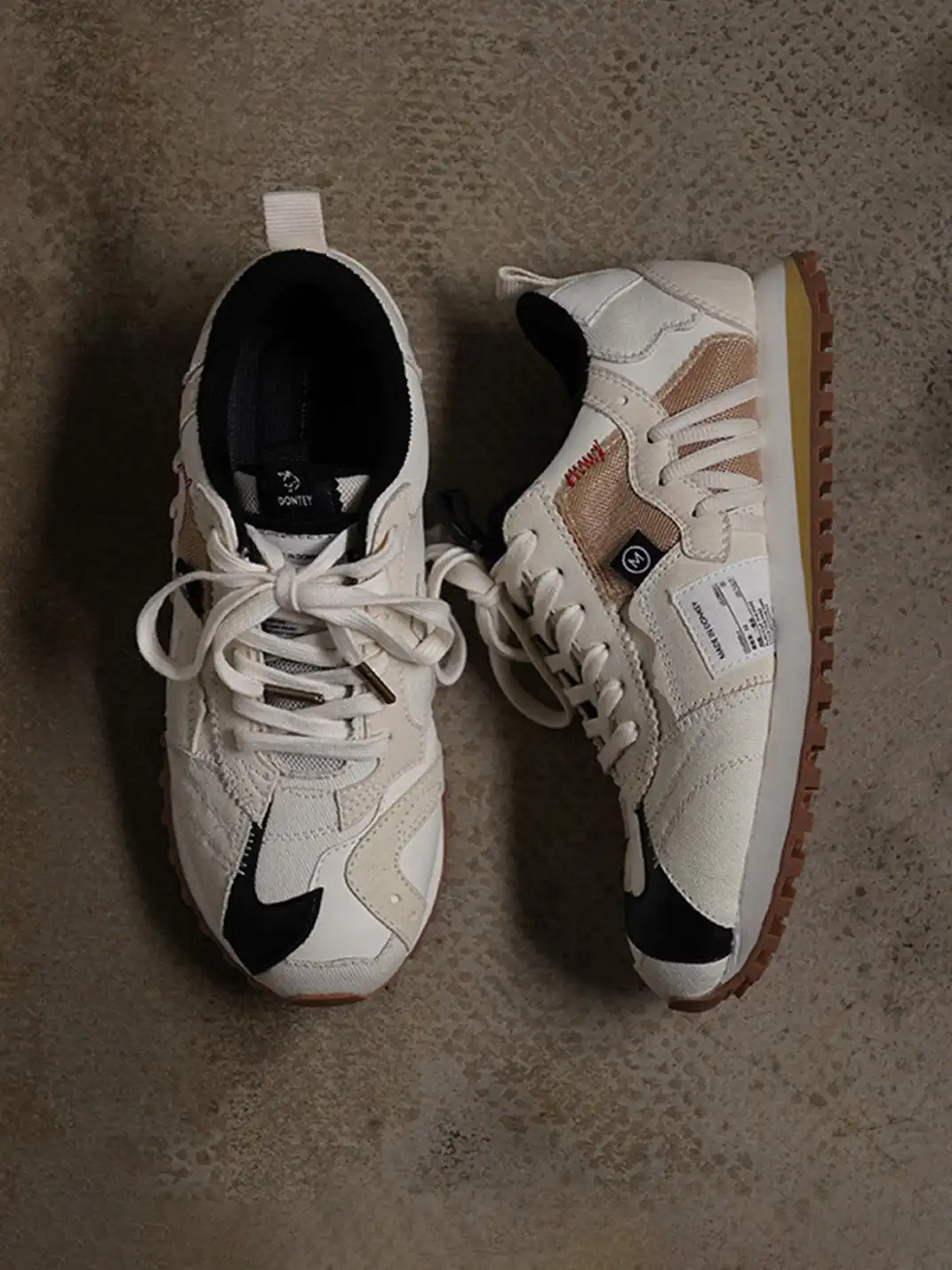 MULE DONKEY | Waffle Sole Retro Running Sneakers