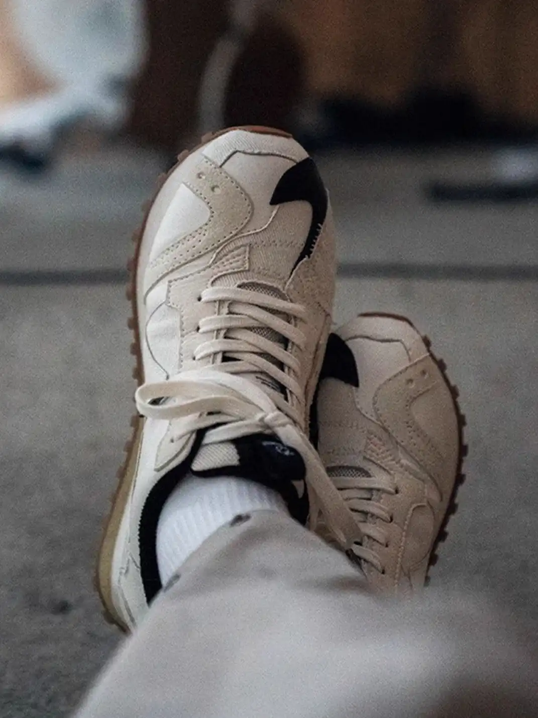 MULE DONKEY | Waffle Sole Retro Running Sneakers