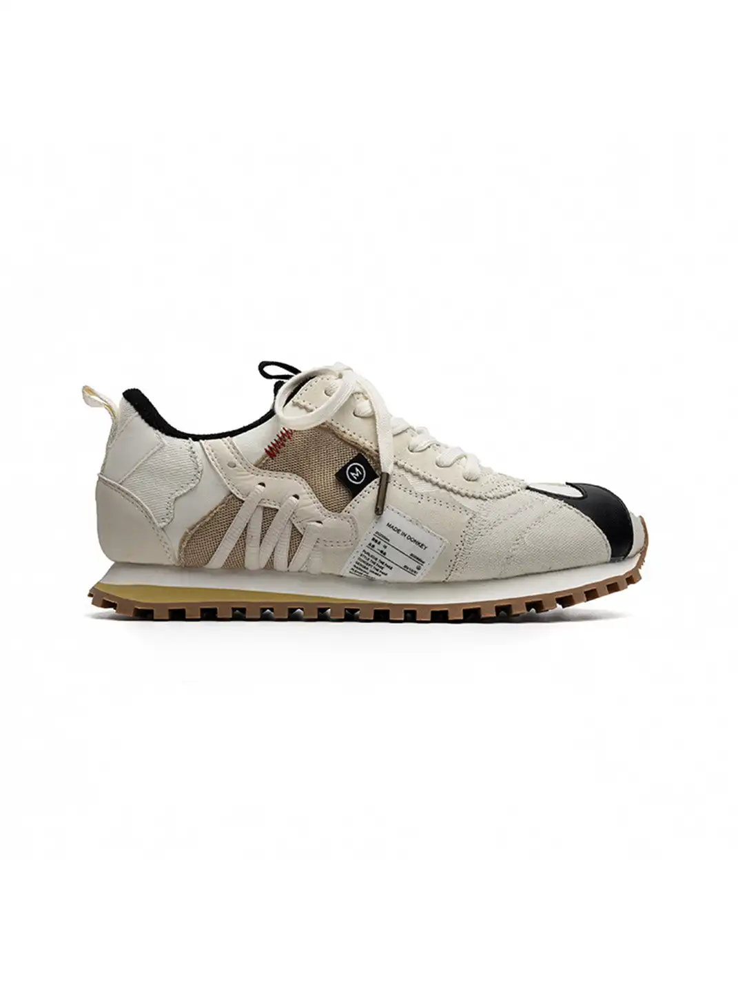 MULE DONKEY | Waffle Sole Retro Running Sneakers