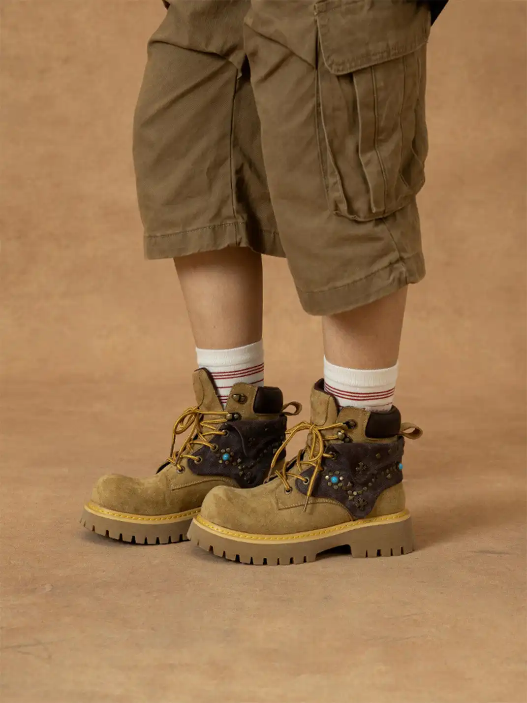 MULE DONKEY | Retro Chunky Heel Work Boots