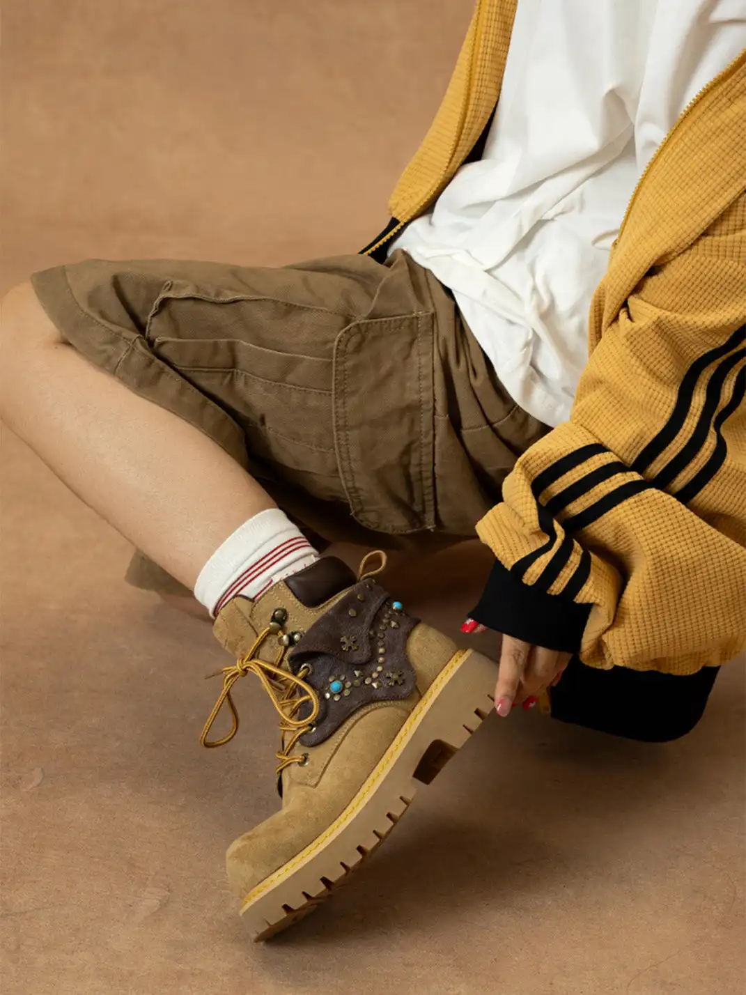 MULE DONKEY | Retro Chunky Heel Work Boots