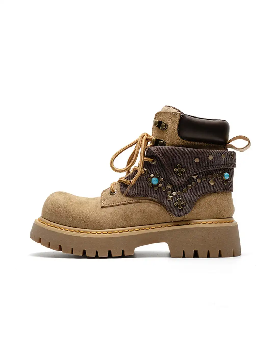 MULE DONKEY | Retro Chunky Heel Work Boots