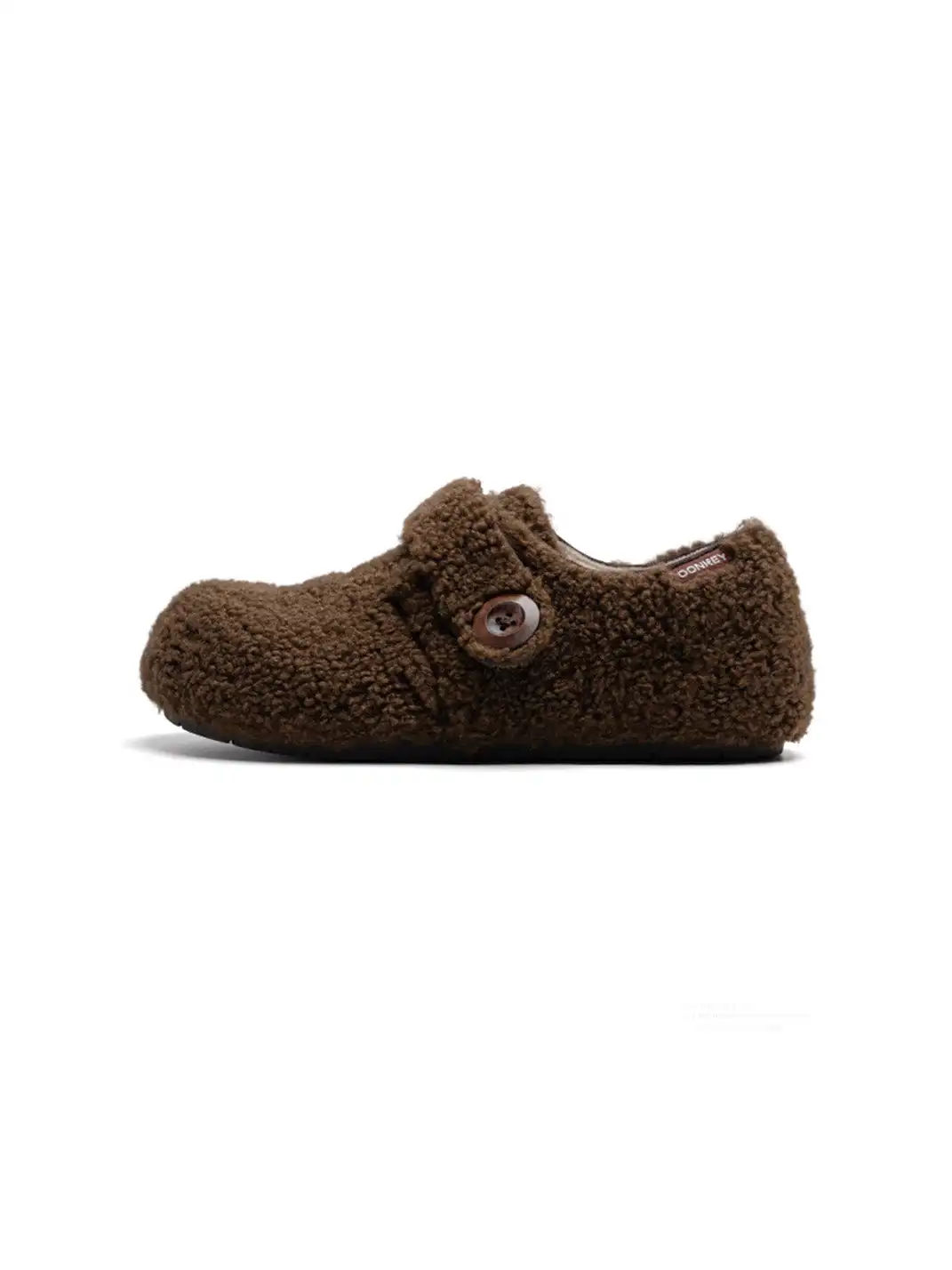 MULE DONKEY | Fleece Lined Velcro Slip-On Shoes