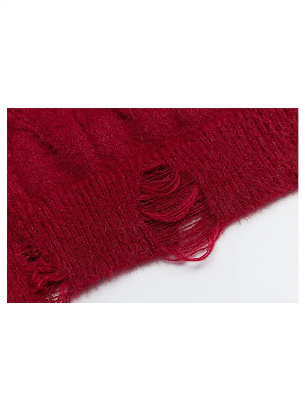 BIGGOLD | Cable Knit Bows Lacing Sweater